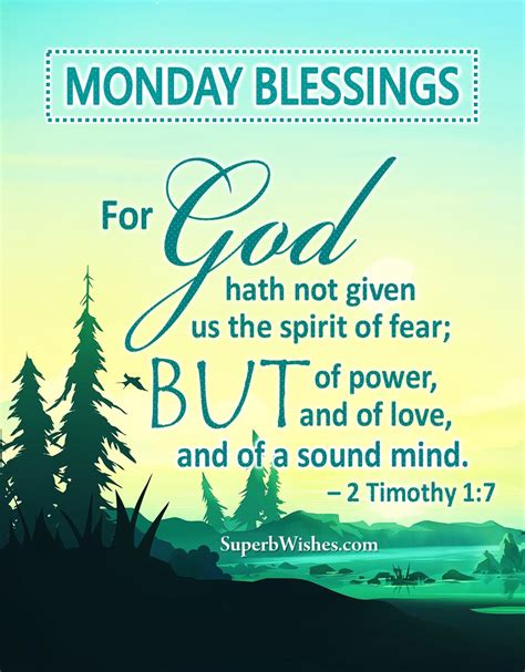 bible verses for monday morning